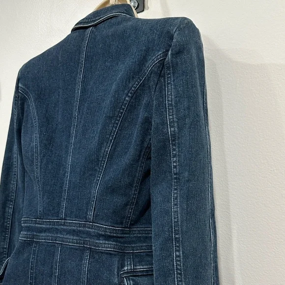 Like New! Authentic Balmain Denim Blazer - Picture 11 of 15